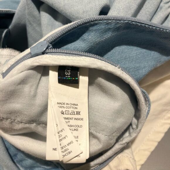 Kate Spade size 8 Blue White Dip Dye Denim Ruffle Sleeves Dress Broome Street - Picture 5 of 5